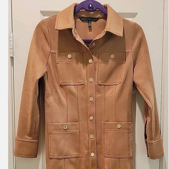 White House Black Market Dresses & Skirts - WHBM Camel Jacket Dress 2P